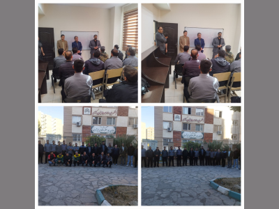 برگزاری کلاس توجیهی توسط مهندس مهدی هدایتزاده رئیس و با حضور مسئولین حراست و بازرسی سازمان سیما، منظر و فضای سبز شهری شهرداری کرمانشاه جهت نگهبانان پارکهای تابعه این سازمان